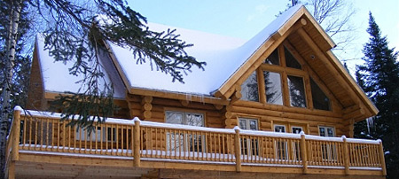 Chalet Scandinave - en rondin de bois