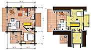 Plan maison scandinave