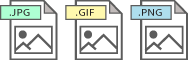 Formats d'image : Jpg - Gif - Png