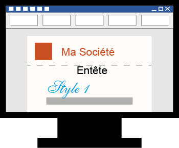 Création d'une entête de document dans Word