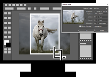 Recardrer son image avec Photoshop